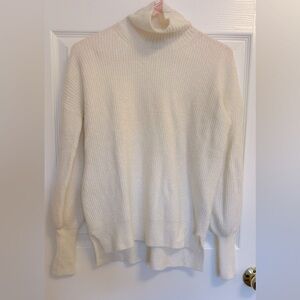 French Connection White Turtleneck Sweater